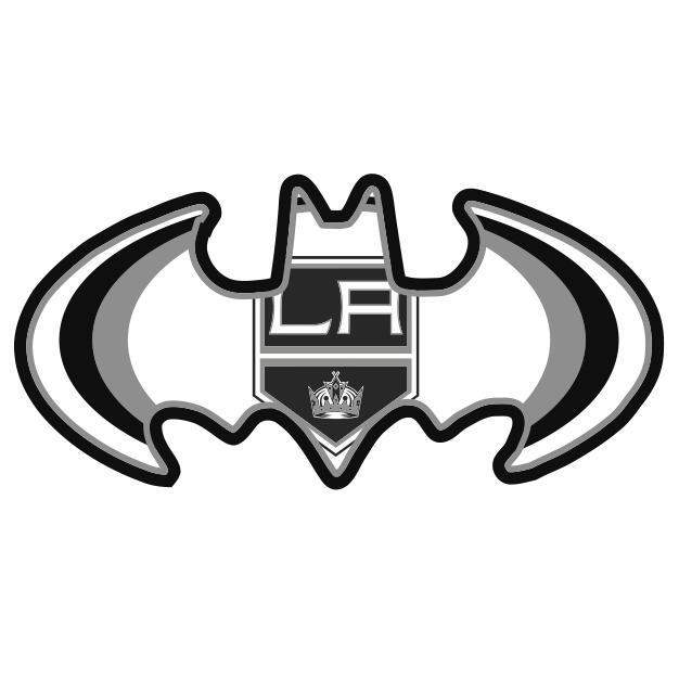 Los Angeles Kings Batman Logo iron on heat transfer